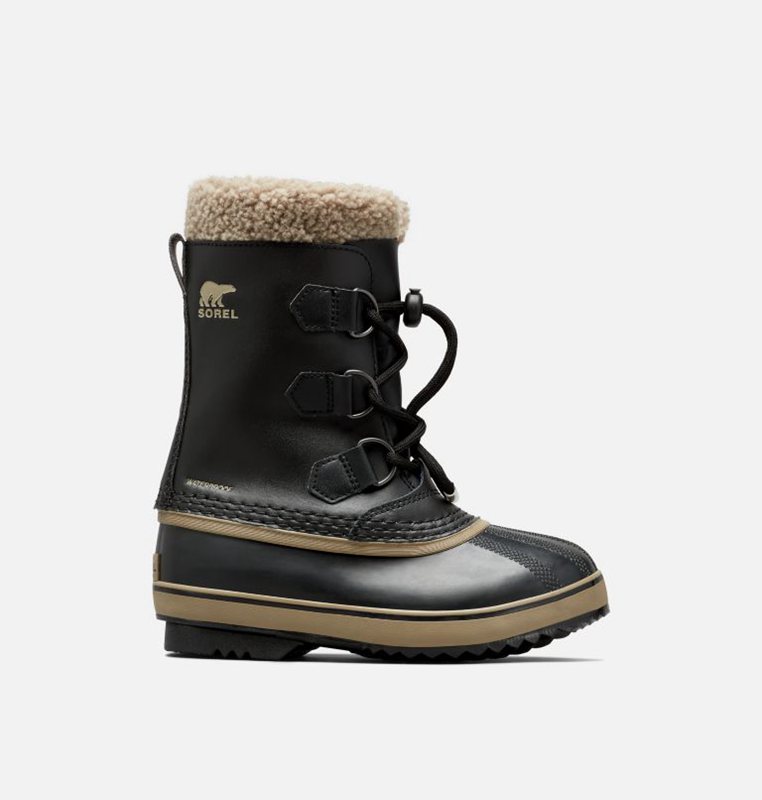 Kids Snow Boots Black - Sorel Youth Yoot Pac™ TP - 581-TAIYNM